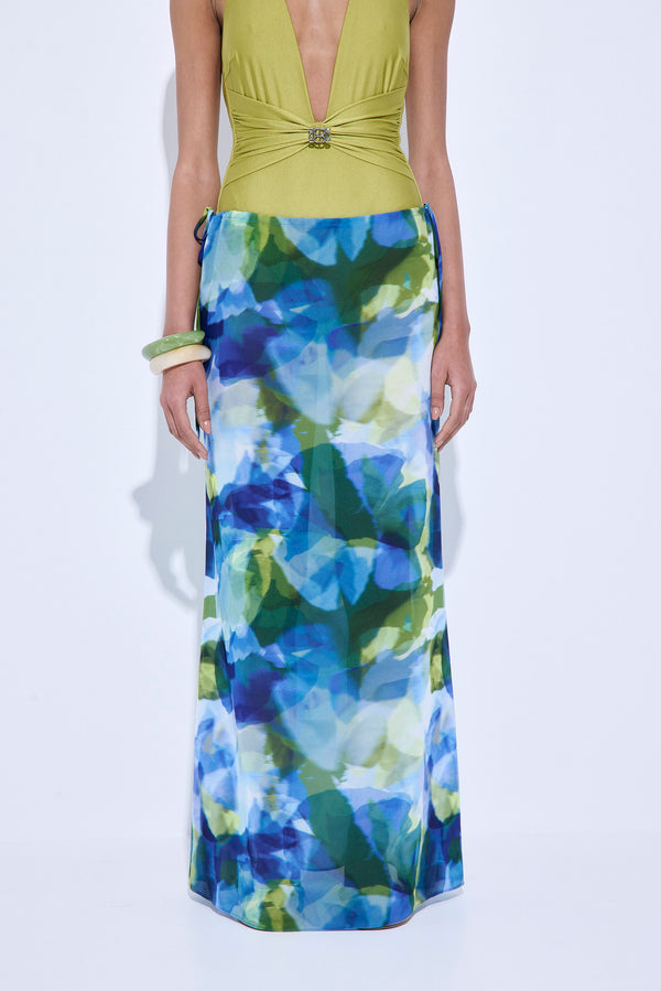 Semi Sheer Maxi Skirt