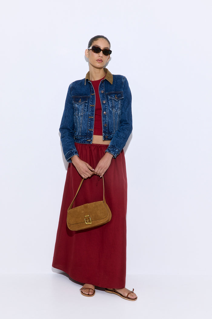 Linen Maxi Skirt