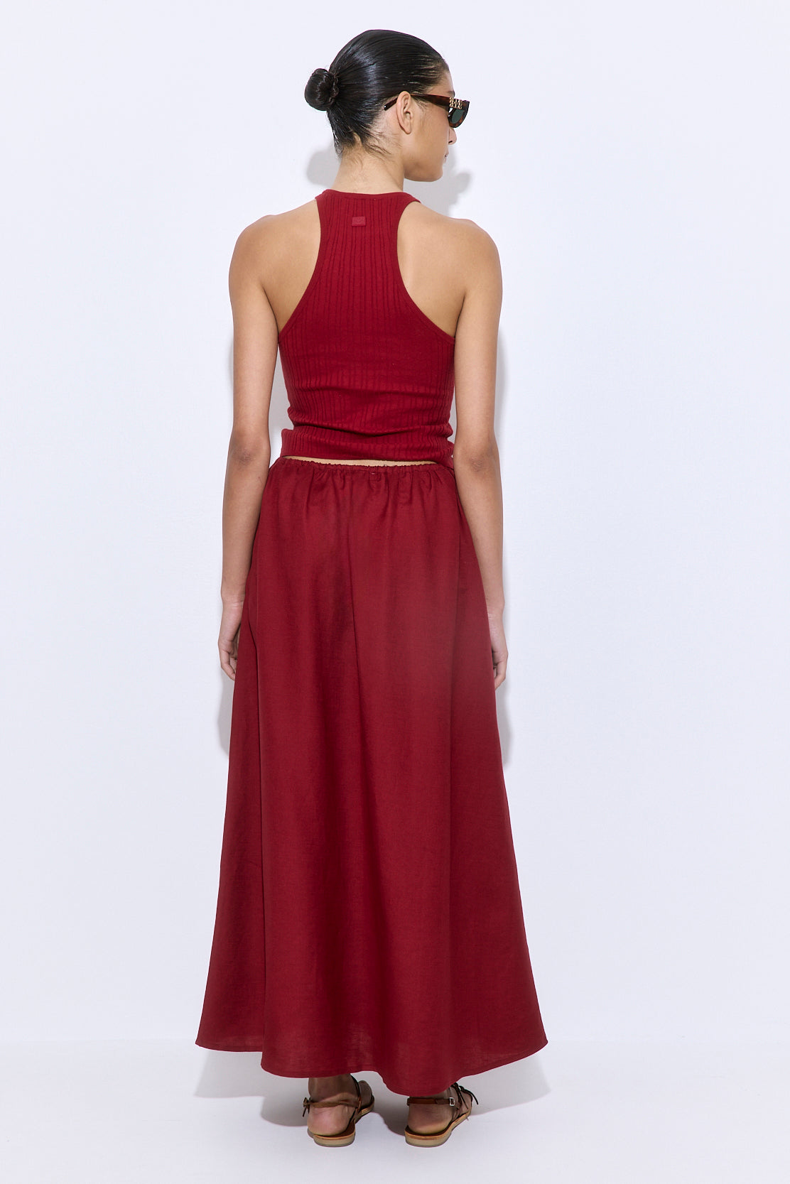 Linen Maxi Skirt