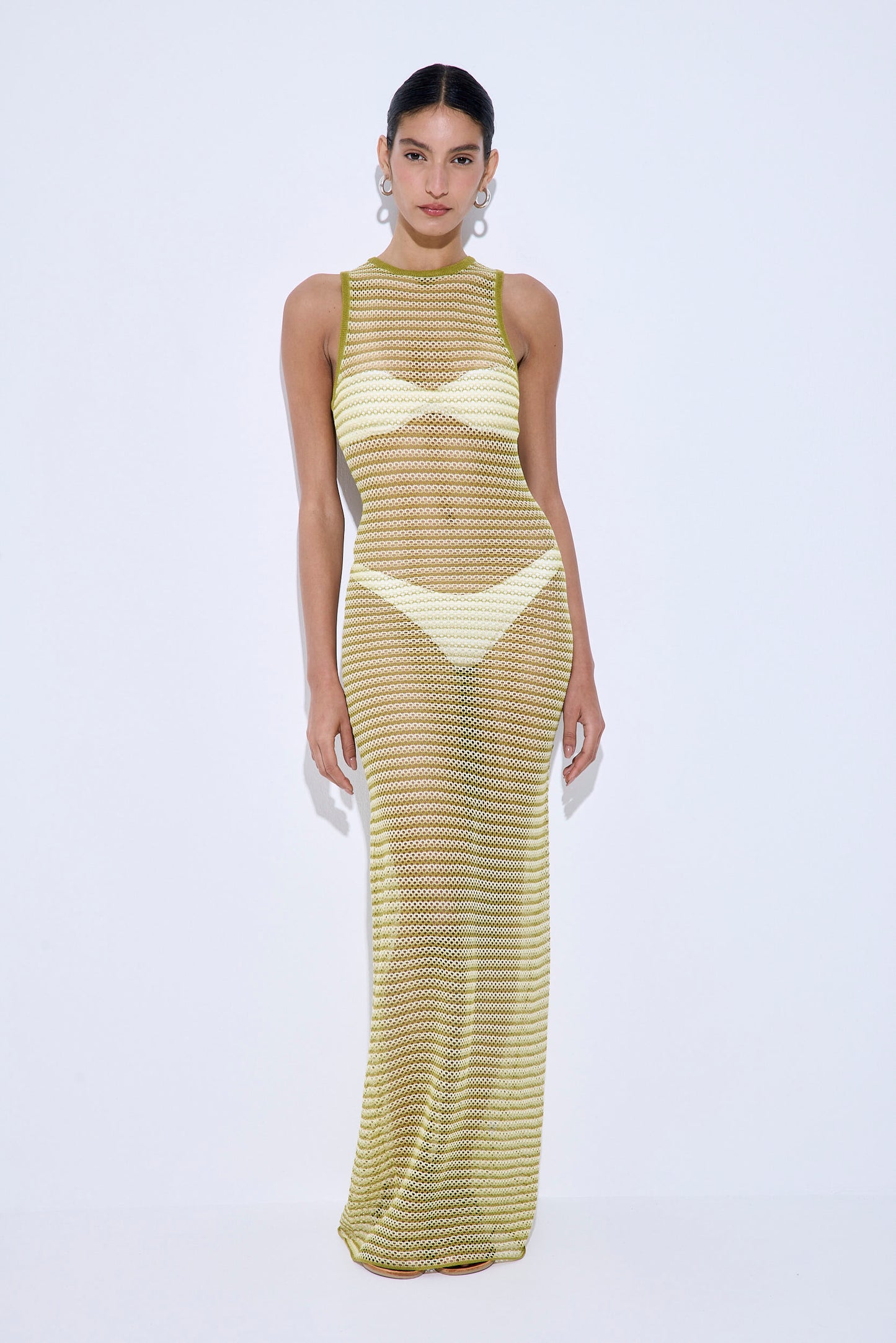 Crochet Maxi Tank Dress