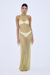 Crochet Maxi Tank Dress