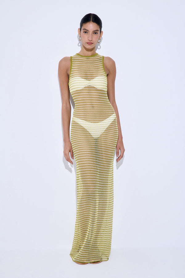 Crochet Maxi Tank Dress