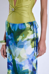 Semi Sheer Maxi Skirt