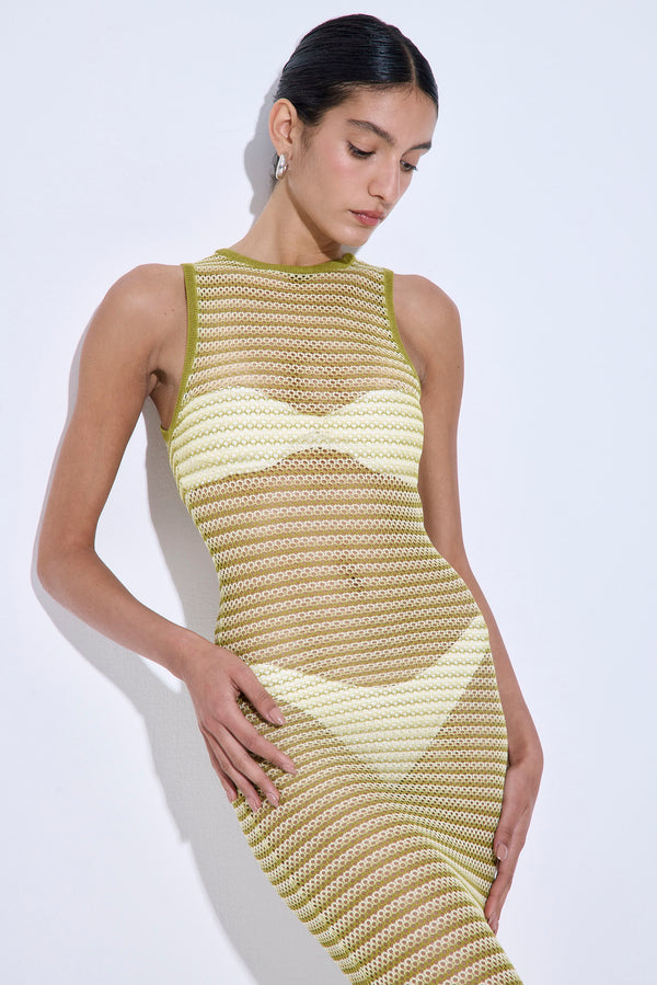 Crochet Maxi Tank Dress