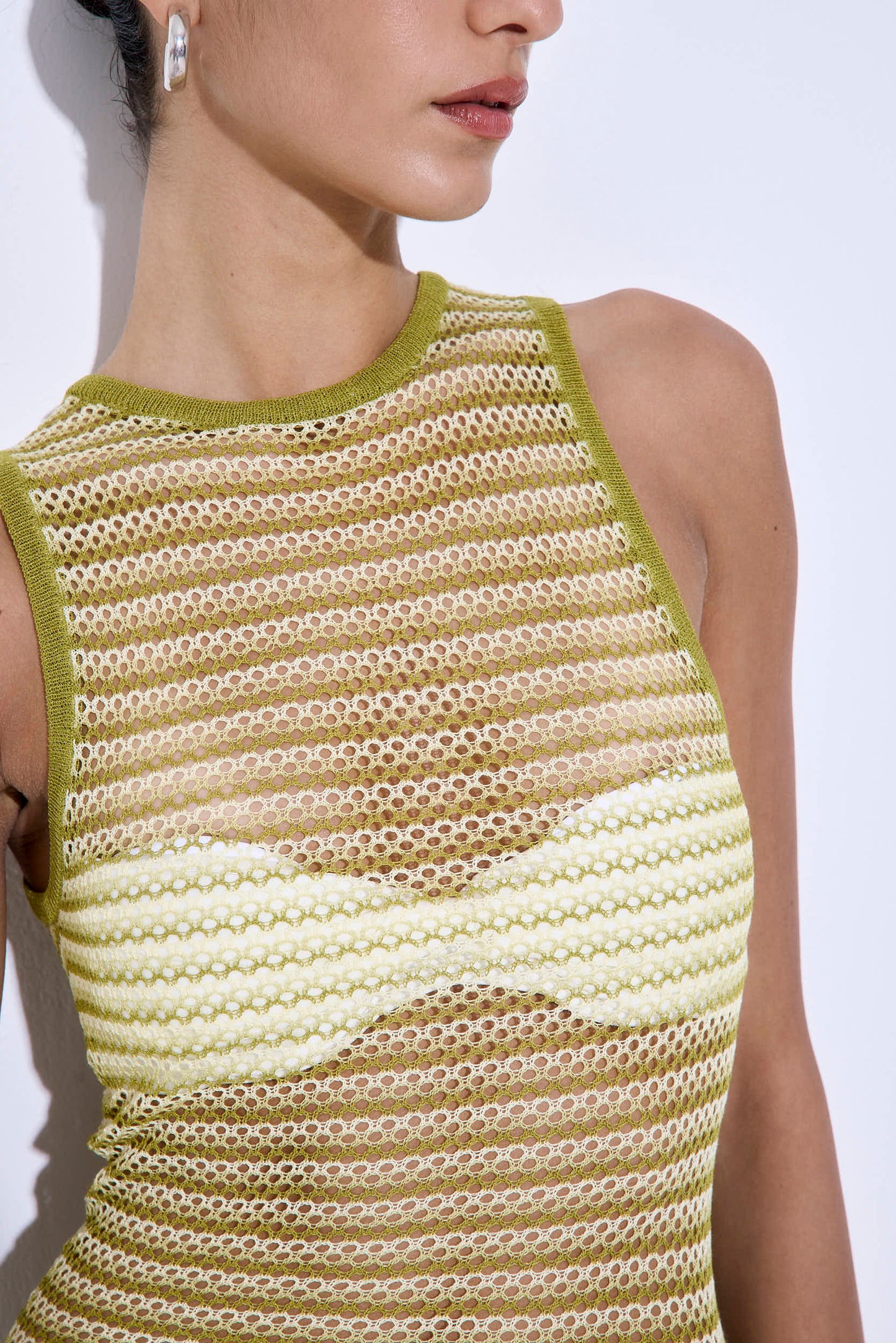 Crochet Maxi Tank Dress