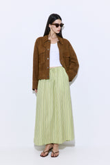 Linen Maxi Skirt