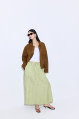 Linen Maxi Skirt