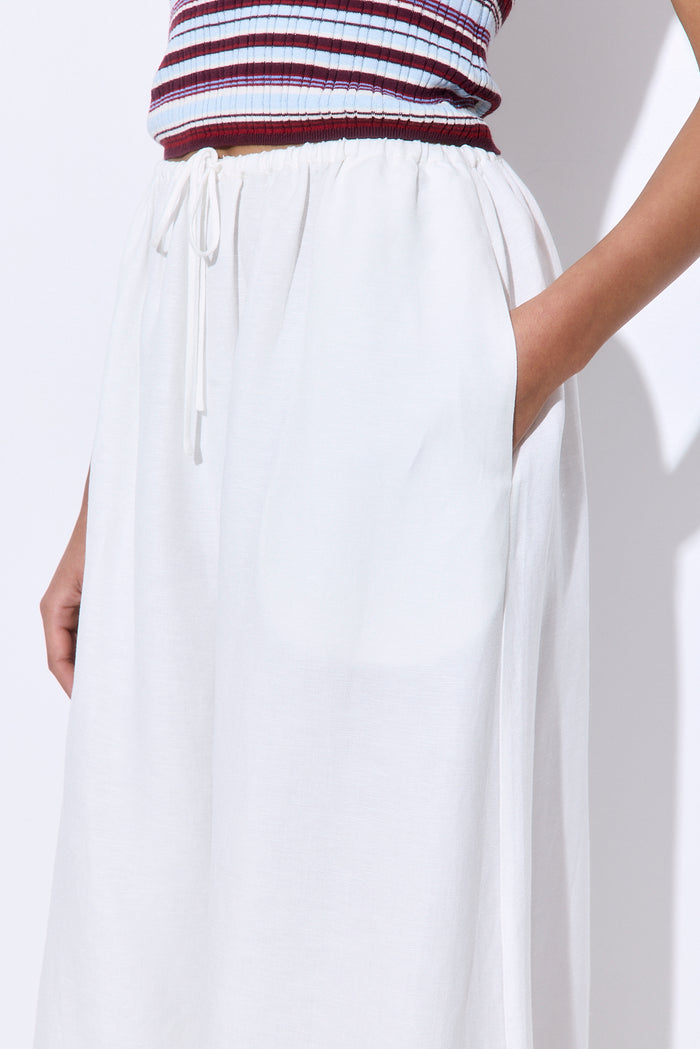 Linen Maxi Skirt