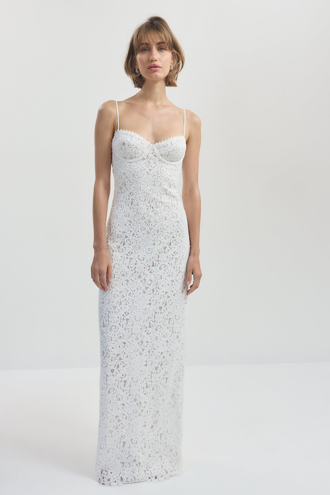 Cupped Lace Dress
