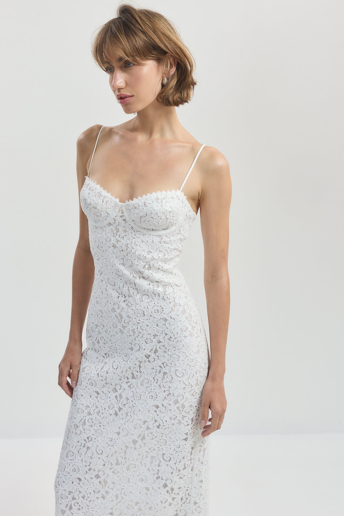 Cupped Lace Dress