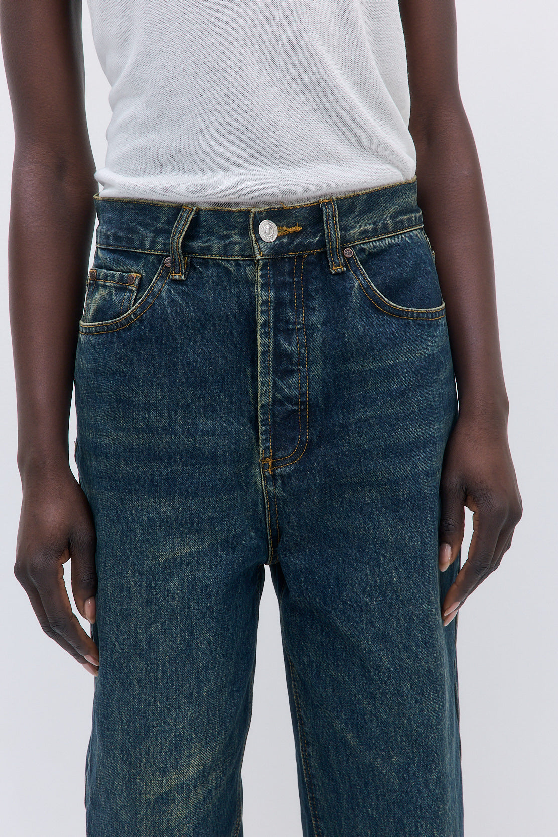 No.13| High Rise Tapered Balloon Denim