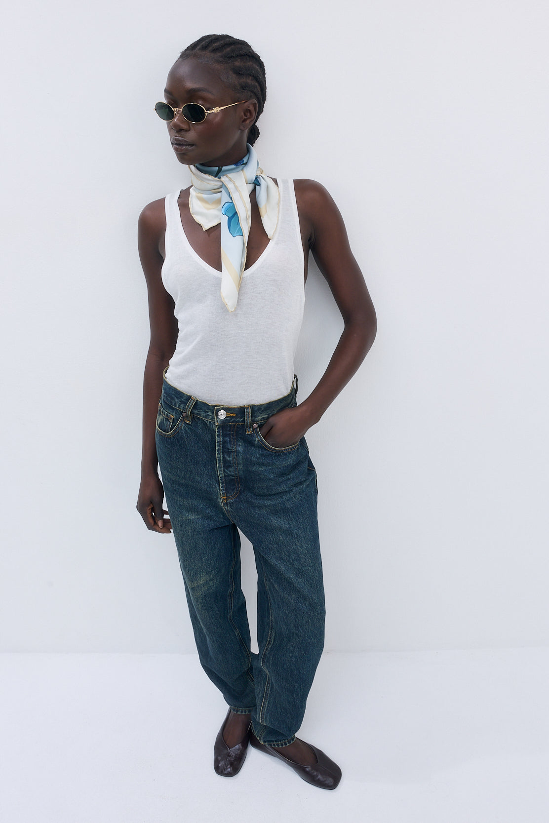 No.13| High Rise Tapered Balloon Denim