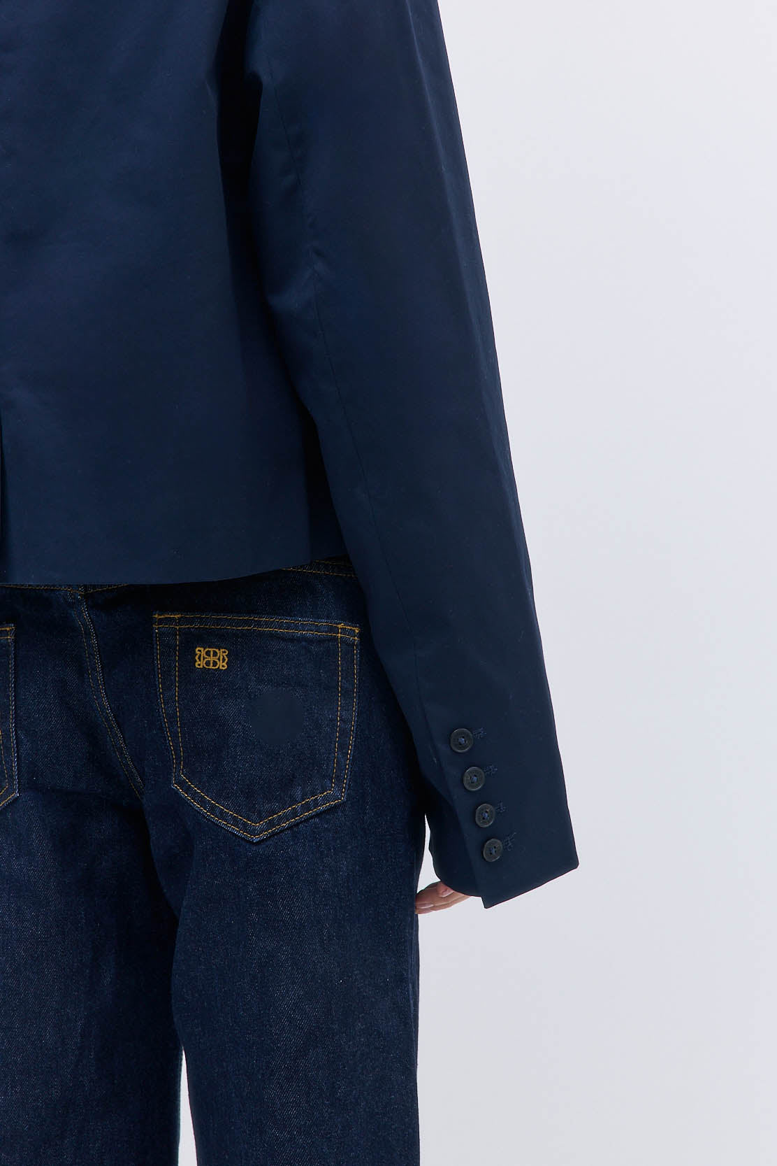 Straight Cropped Trench Coat