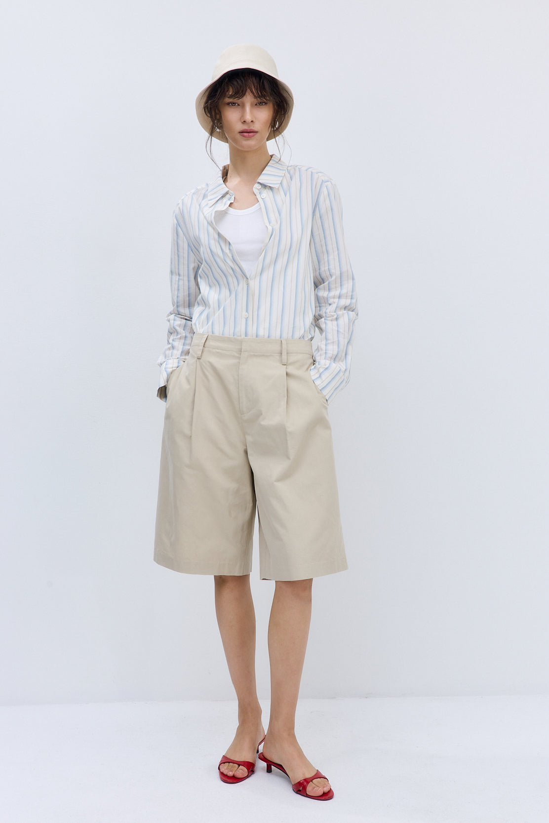 Fitted Poplin Button Down