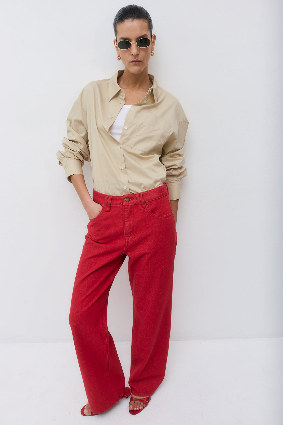 Colorwash Wide Leg Pants