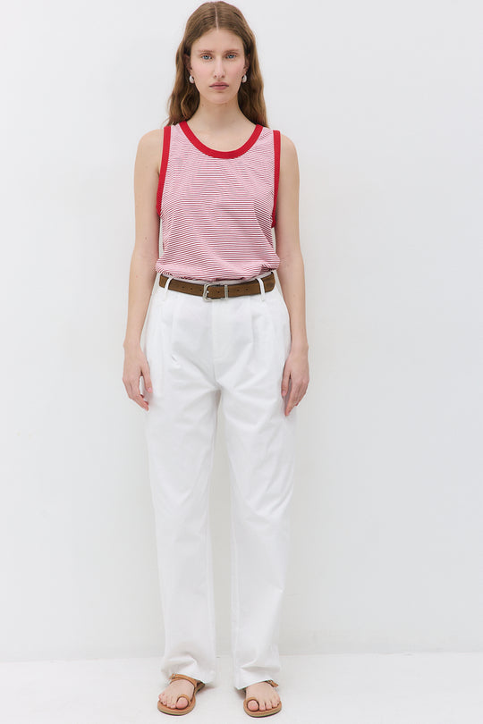 Striped Cotton Tank Top