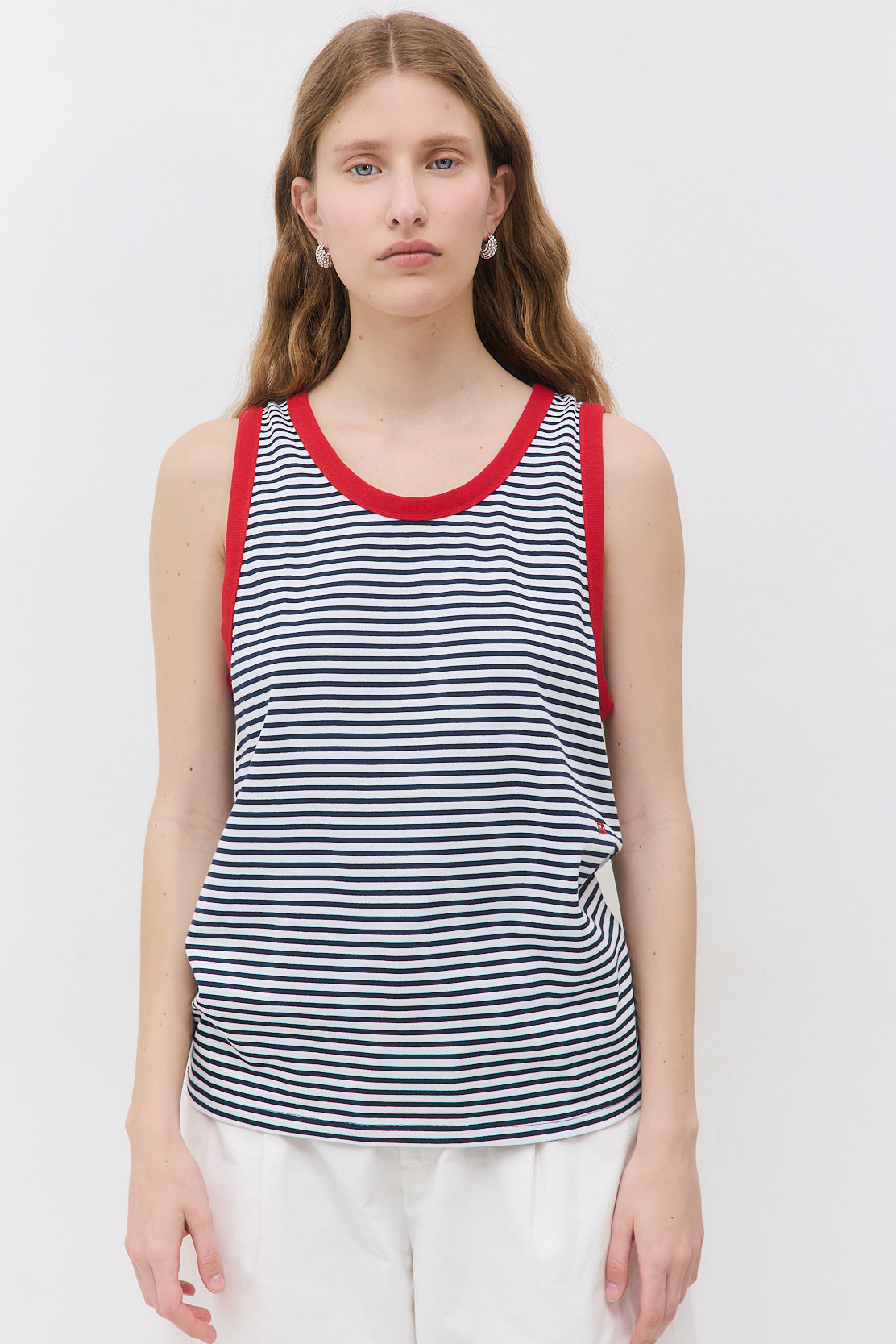 Striped Cotton Tank Top