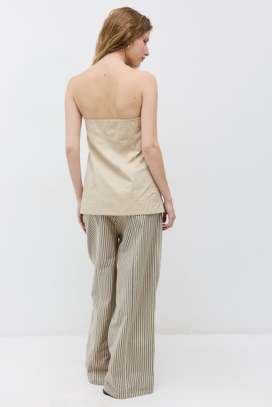 Strapless Poplin Top - Dé Rococo