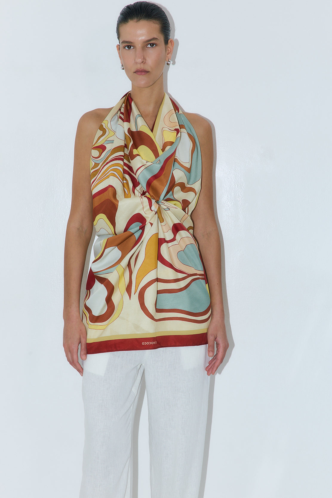 Signature Retro Scarf - Dé Rococo