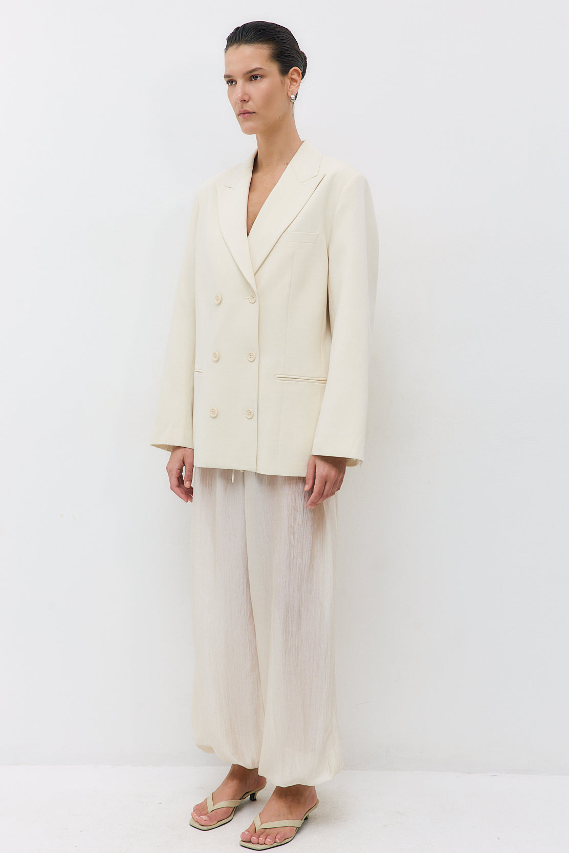 Oversized Double Breasted Daddy Blazer - Dé Rococo