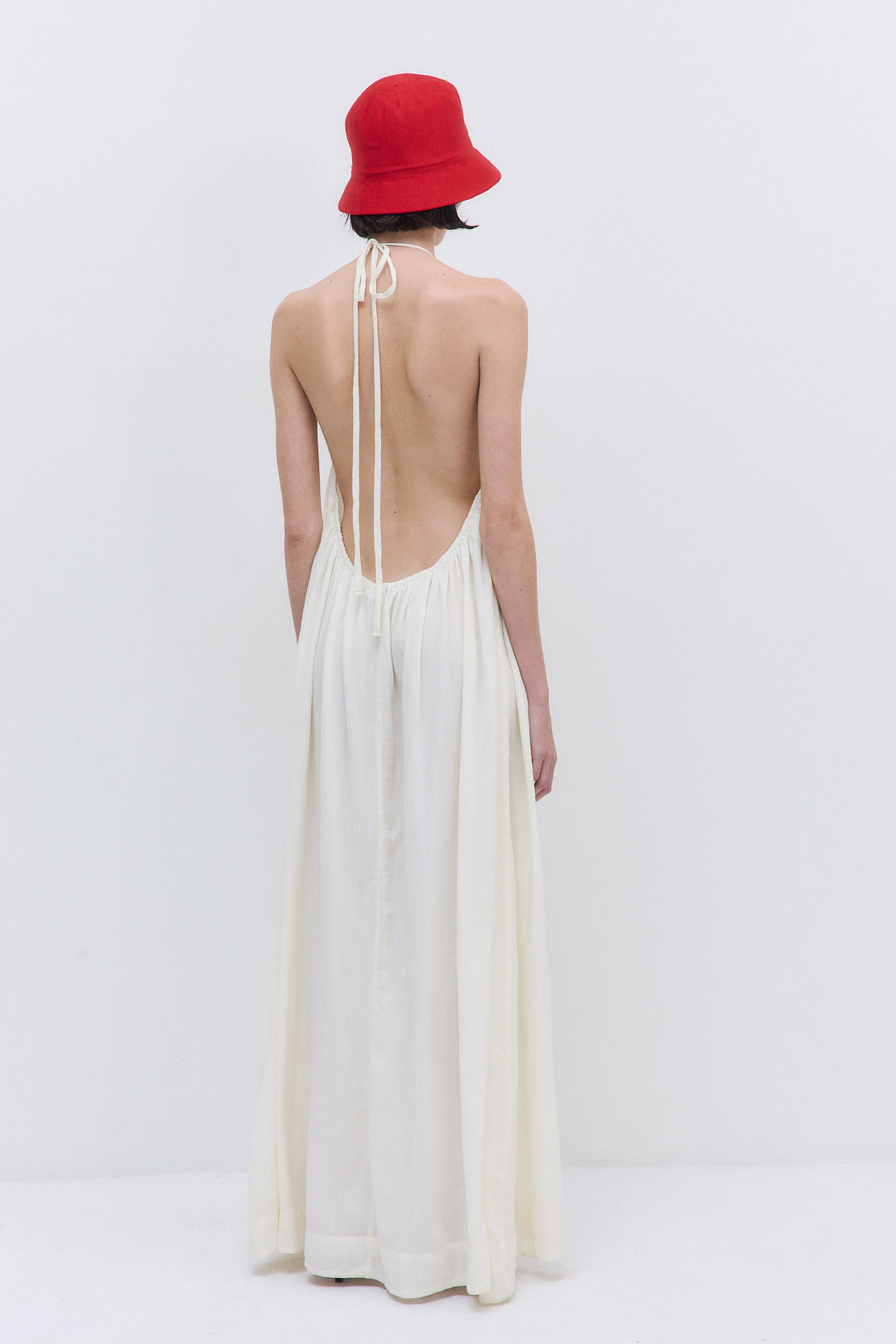 Sheer Cotton Maxi Dress