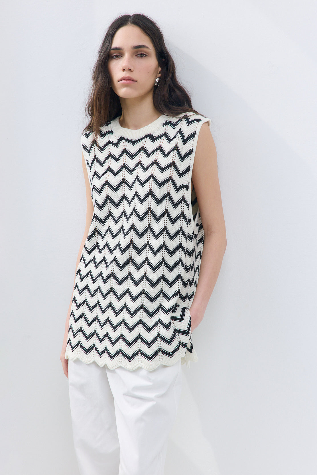 Oversized Crochet Pattern Vest - Dé Rococo