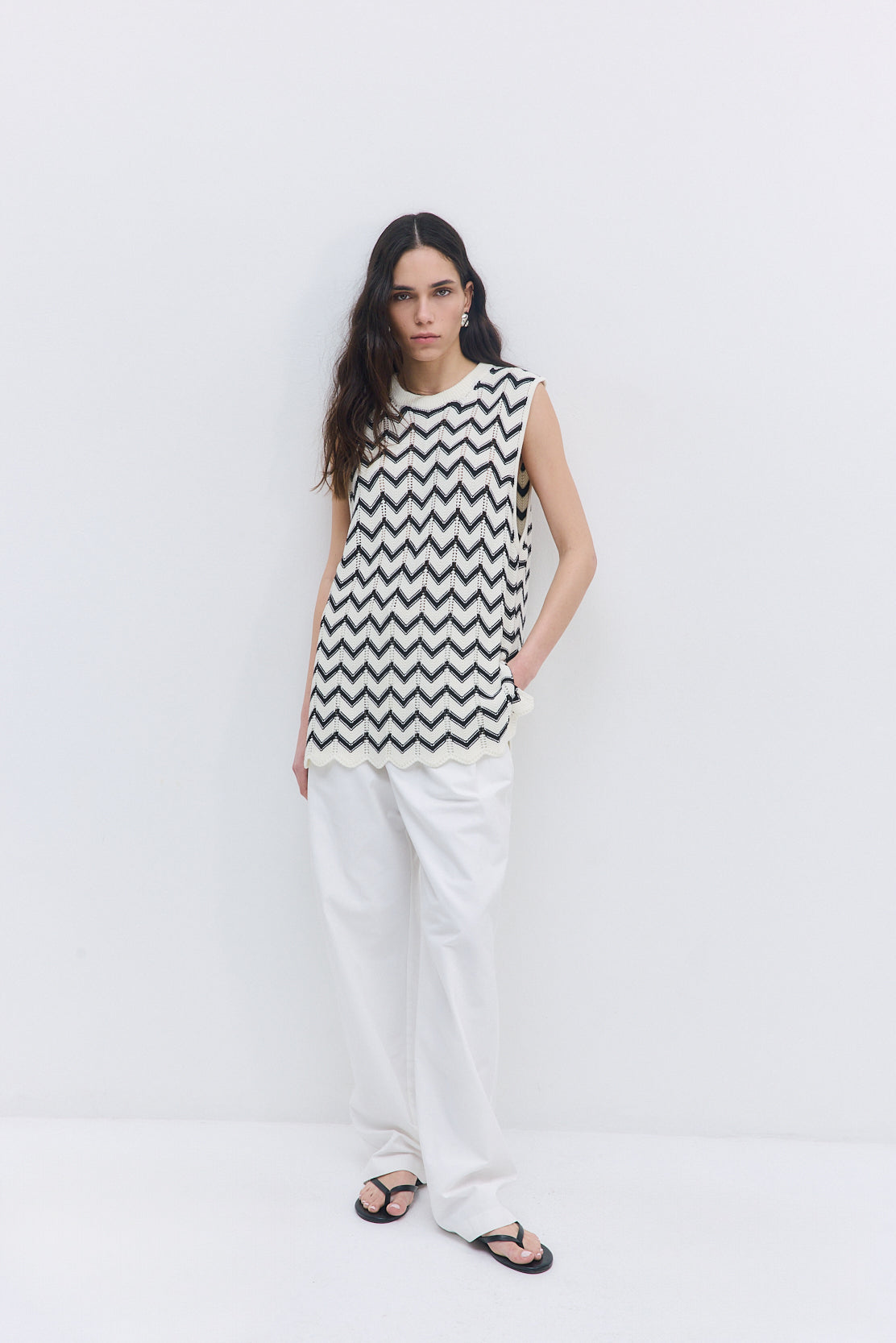 Oversized Crochet Pattern Vest - Dé Rococo