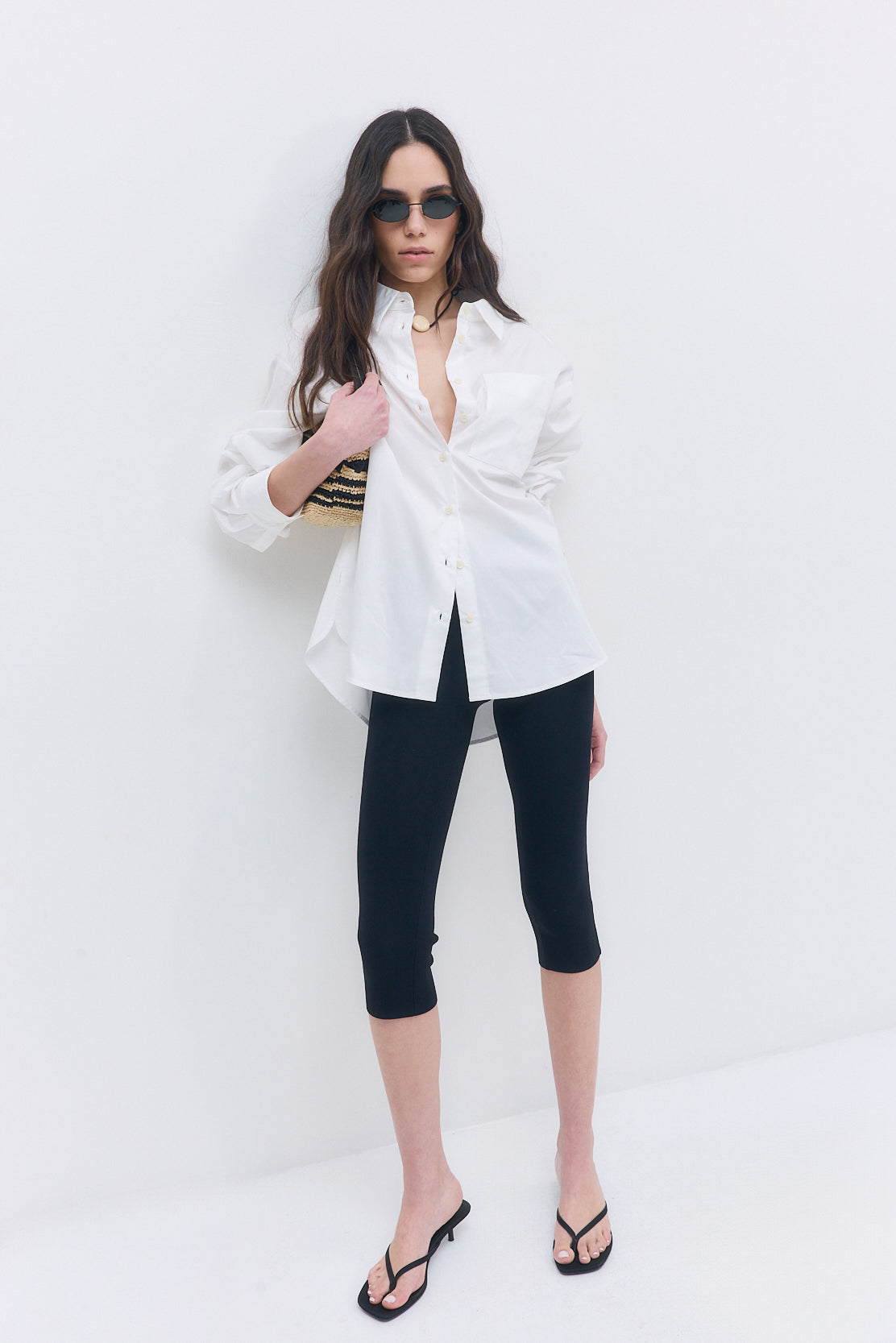 Oversized Poplin Button Down - Dé Rococo