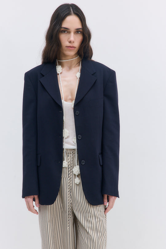 Classic Oversized Daddy Blazer - Dé Rococo