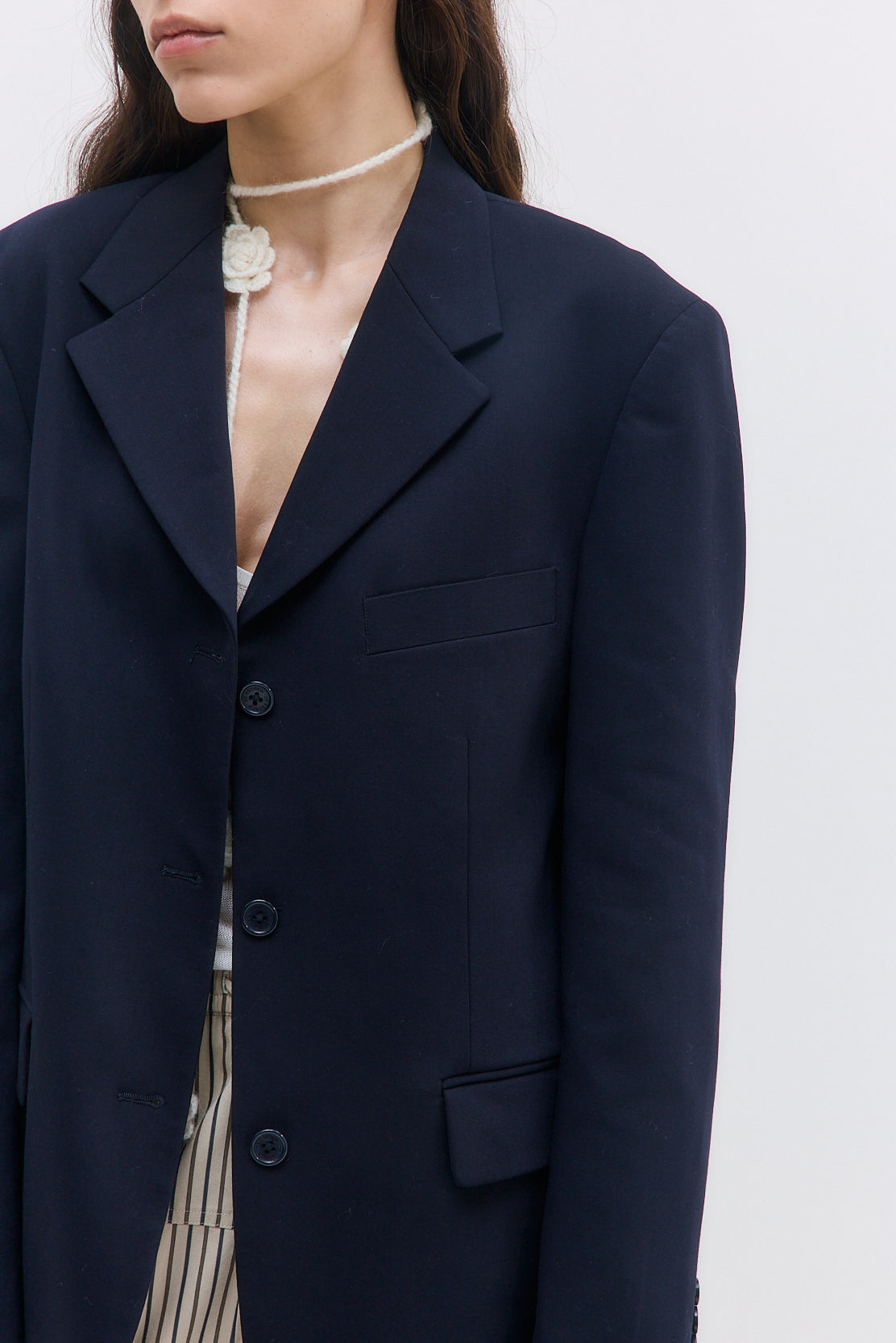 Classic Oversized Daddy Blazer - Dé Rococo