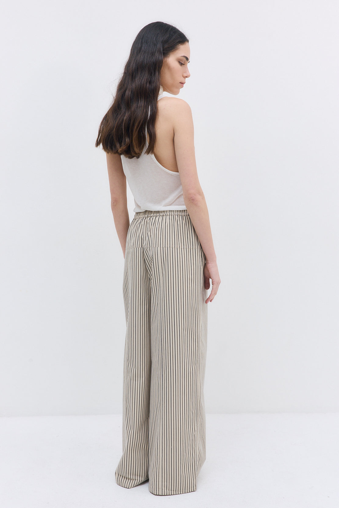 Poplin Wide Leg Pants - Dé Rococo