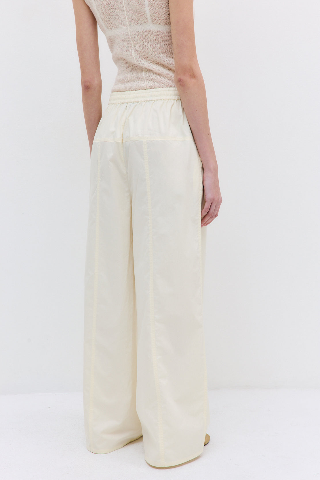 Poplin Wide Leg Pants - Dé Rococo