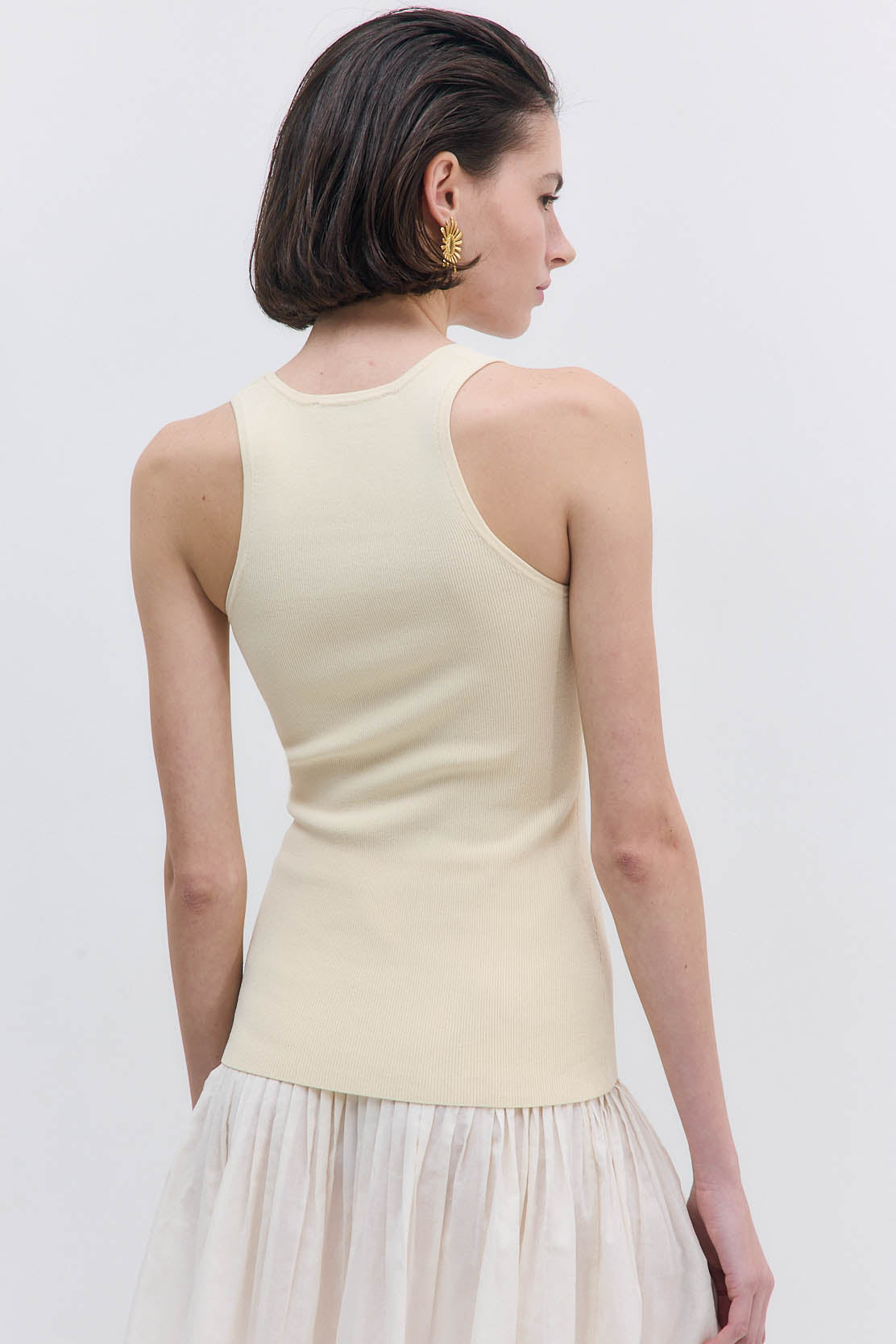 Tight Ribbed Tank Top