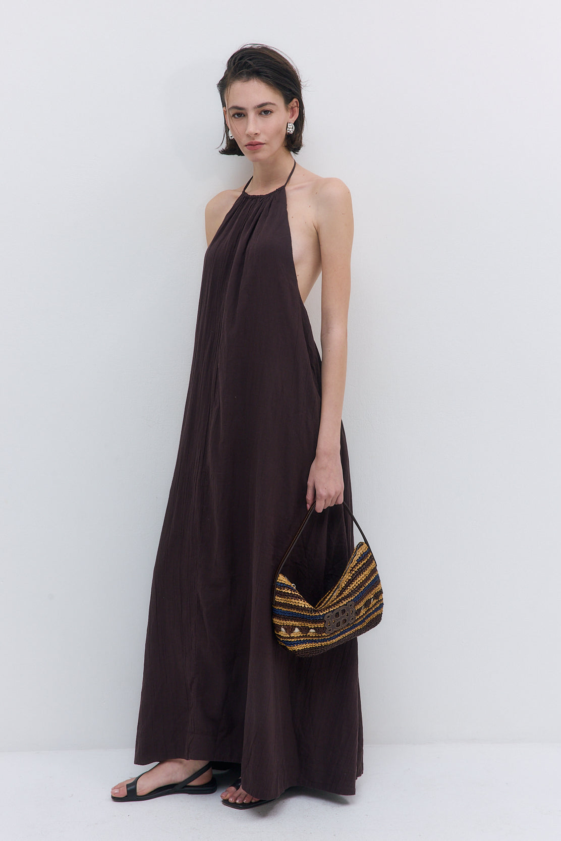 Sheer Cotton Maxi Dress