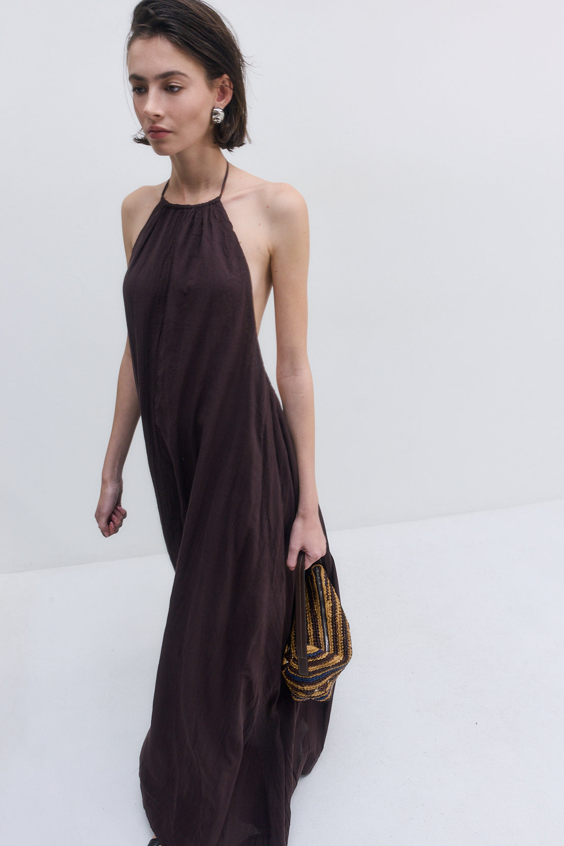 Sheer Cotton Maxi Dress