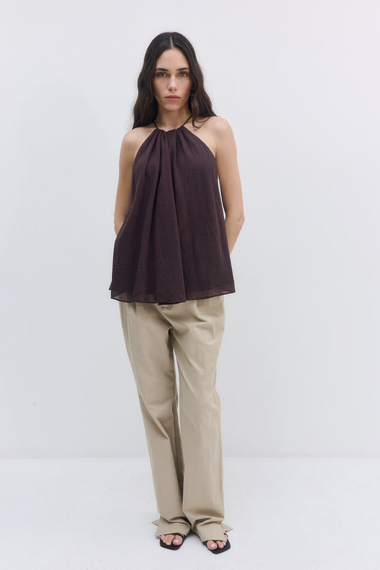 Sheer Cotton Tank Top