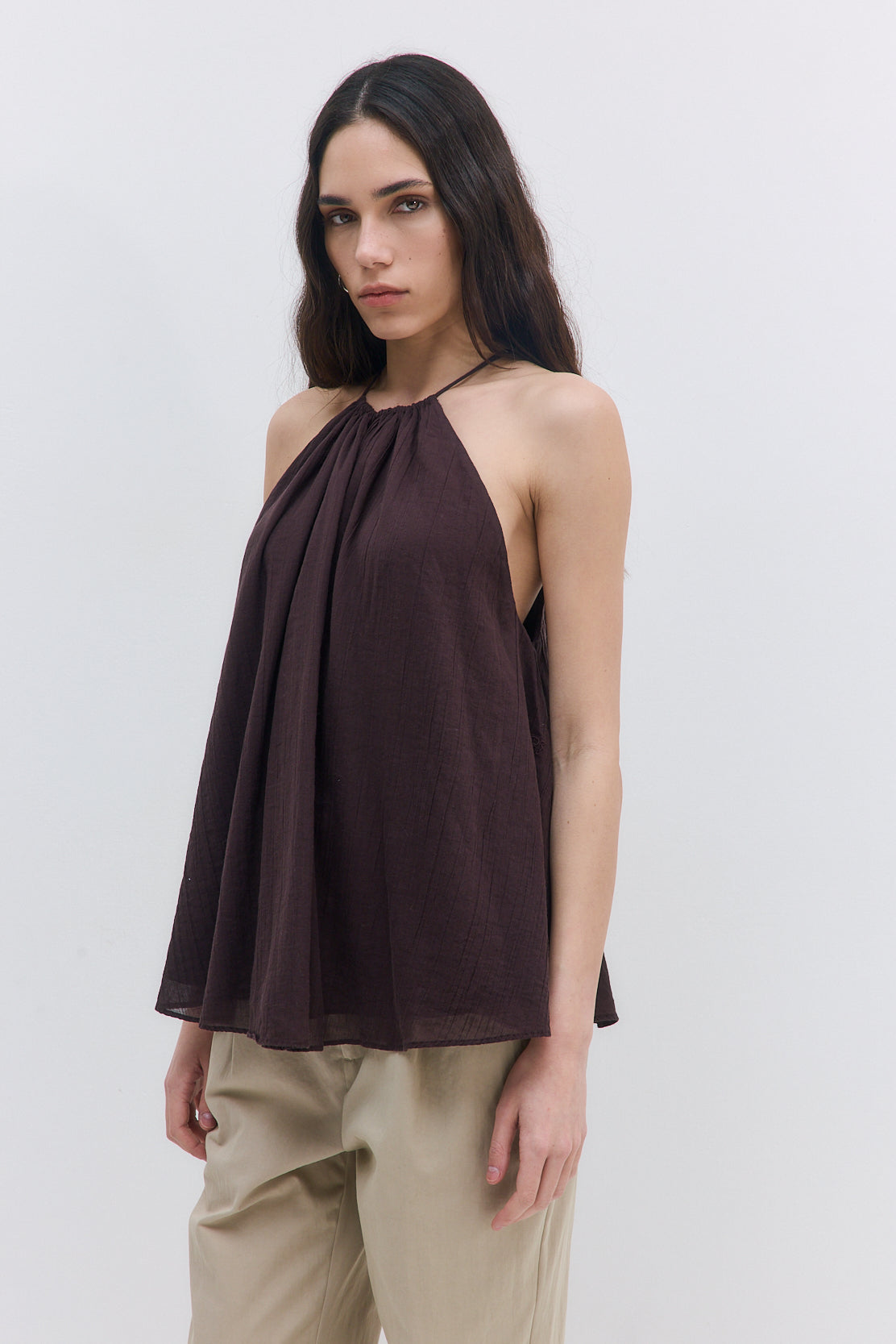Sheer Cotton Tank Top