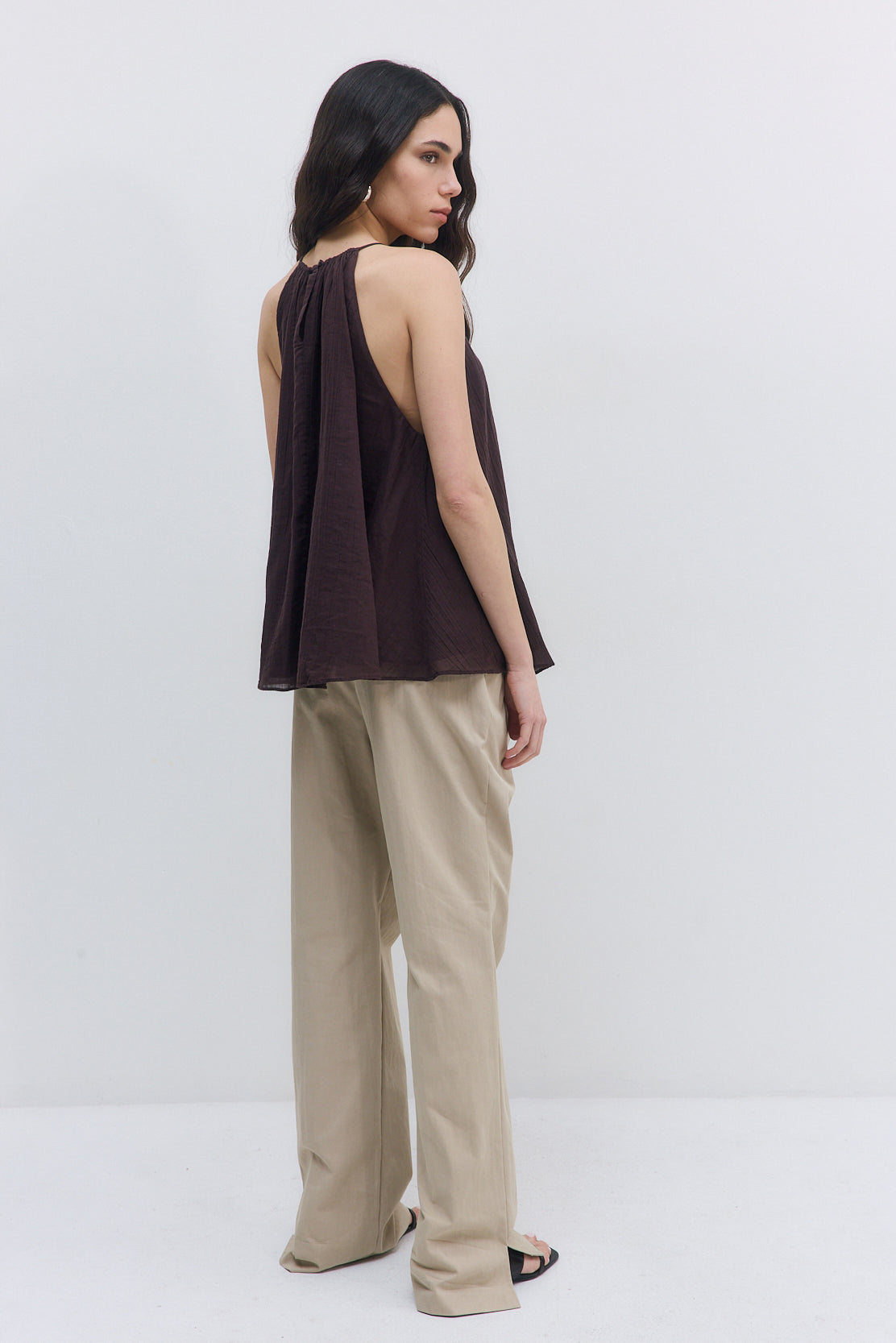 Sheer Cotton Tank Top