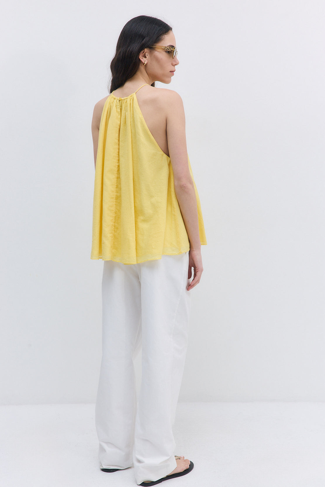 Sheer Cotton Tank Top