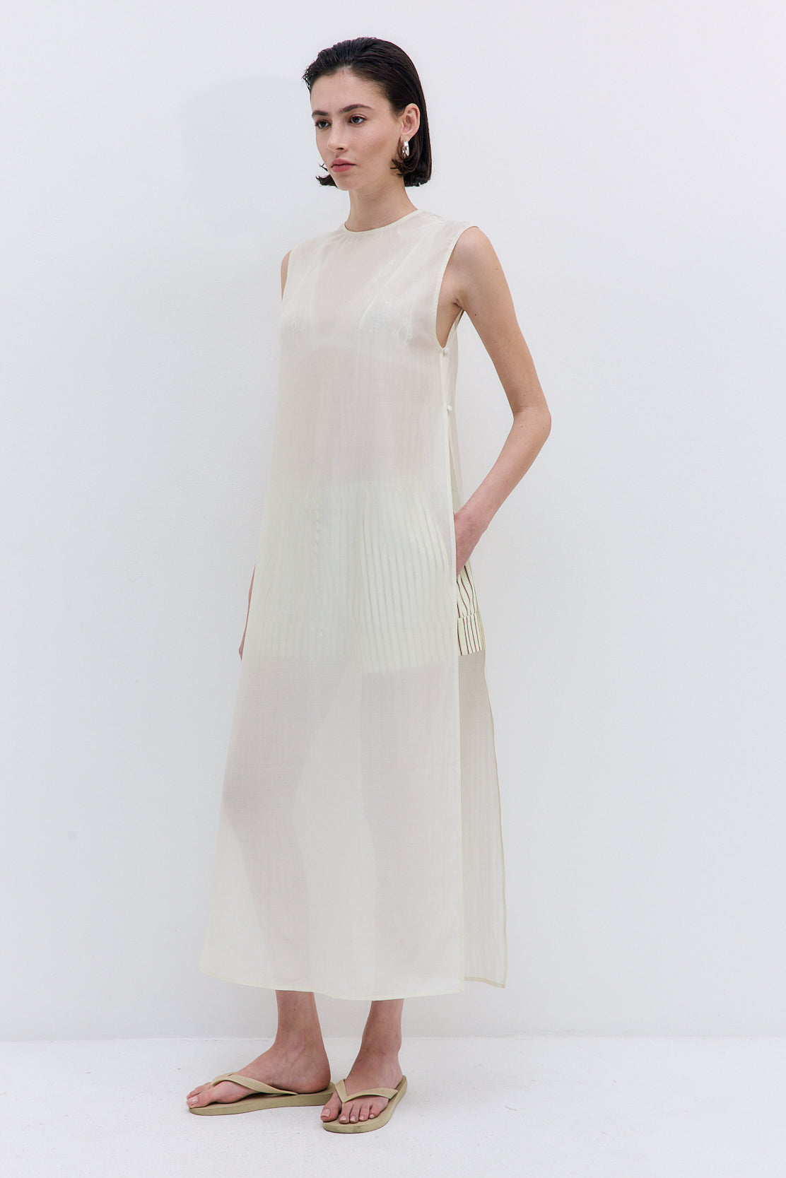 Sheer Midi Cover Up
