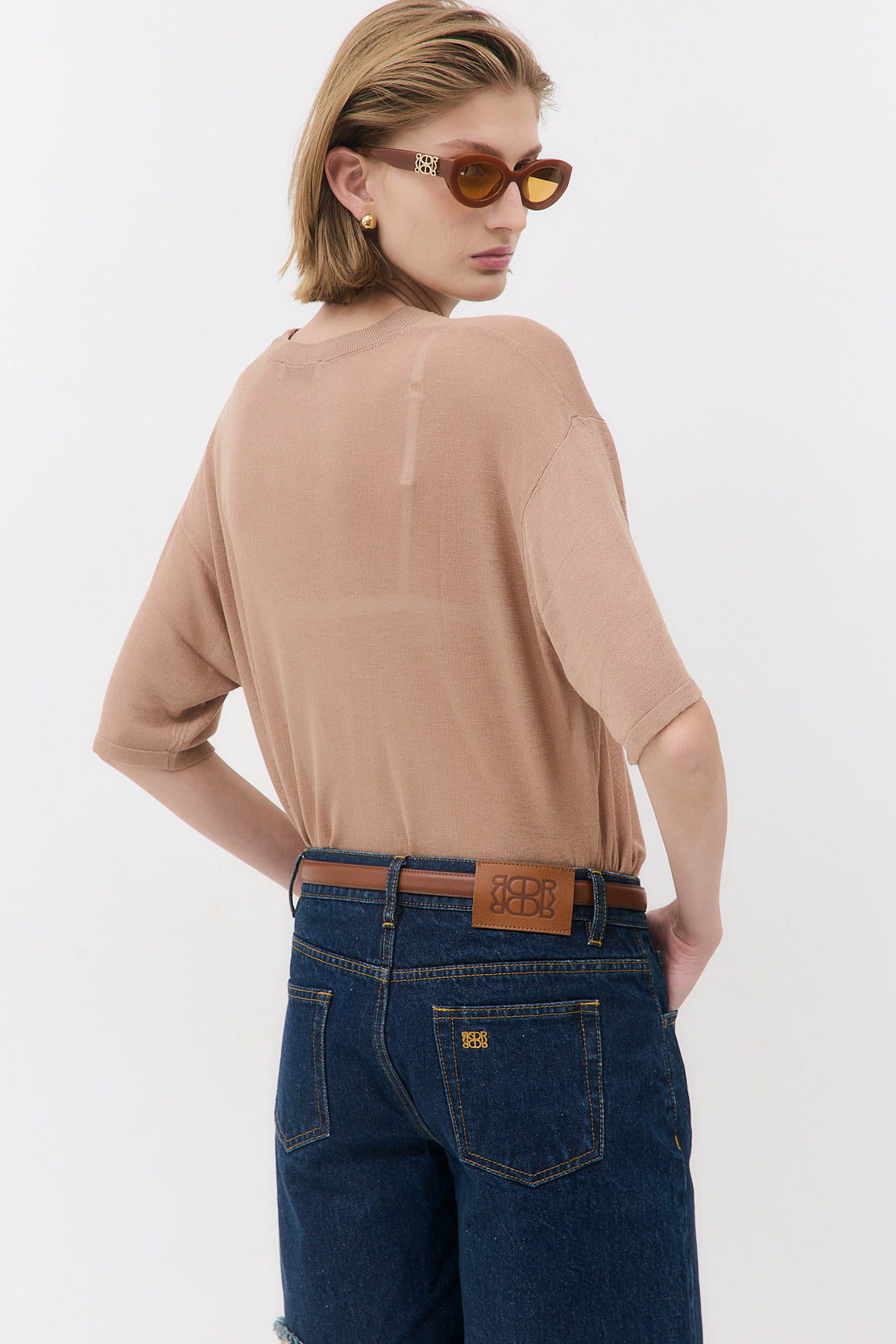 Semi Sheer Oversized Top