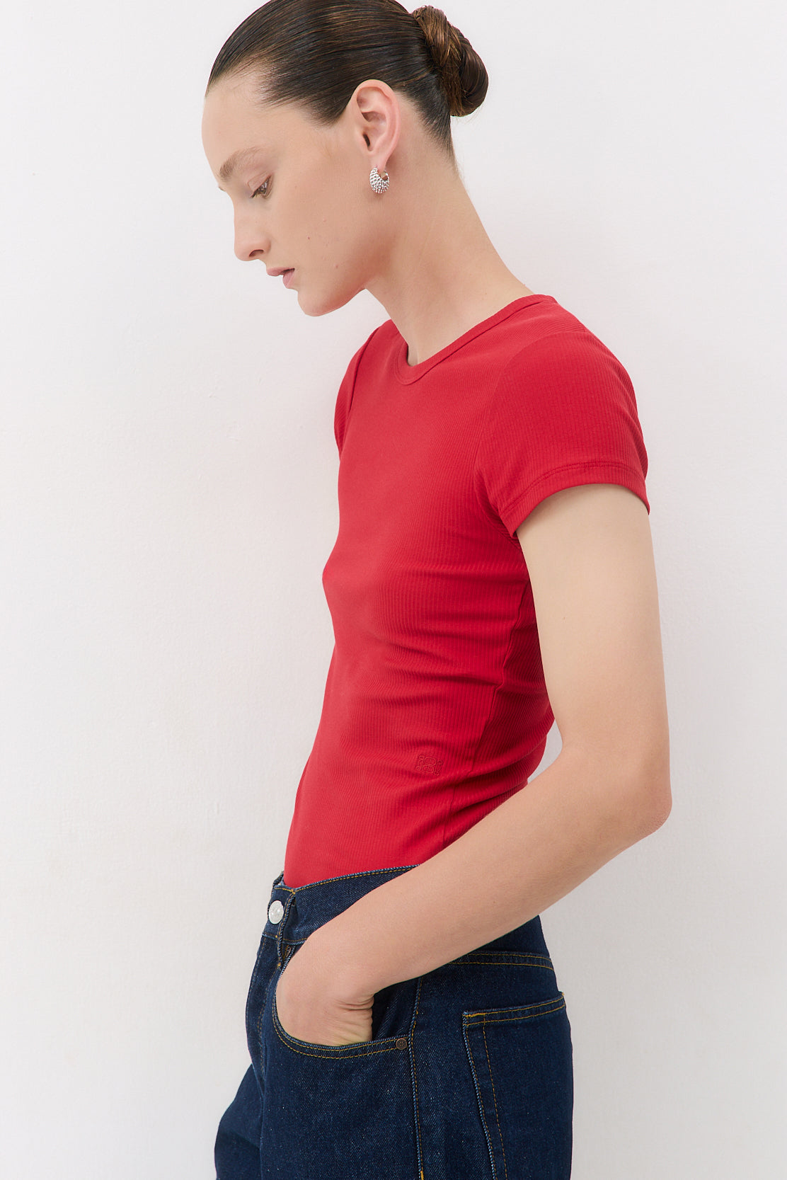 Classic Ribbed Crewneck