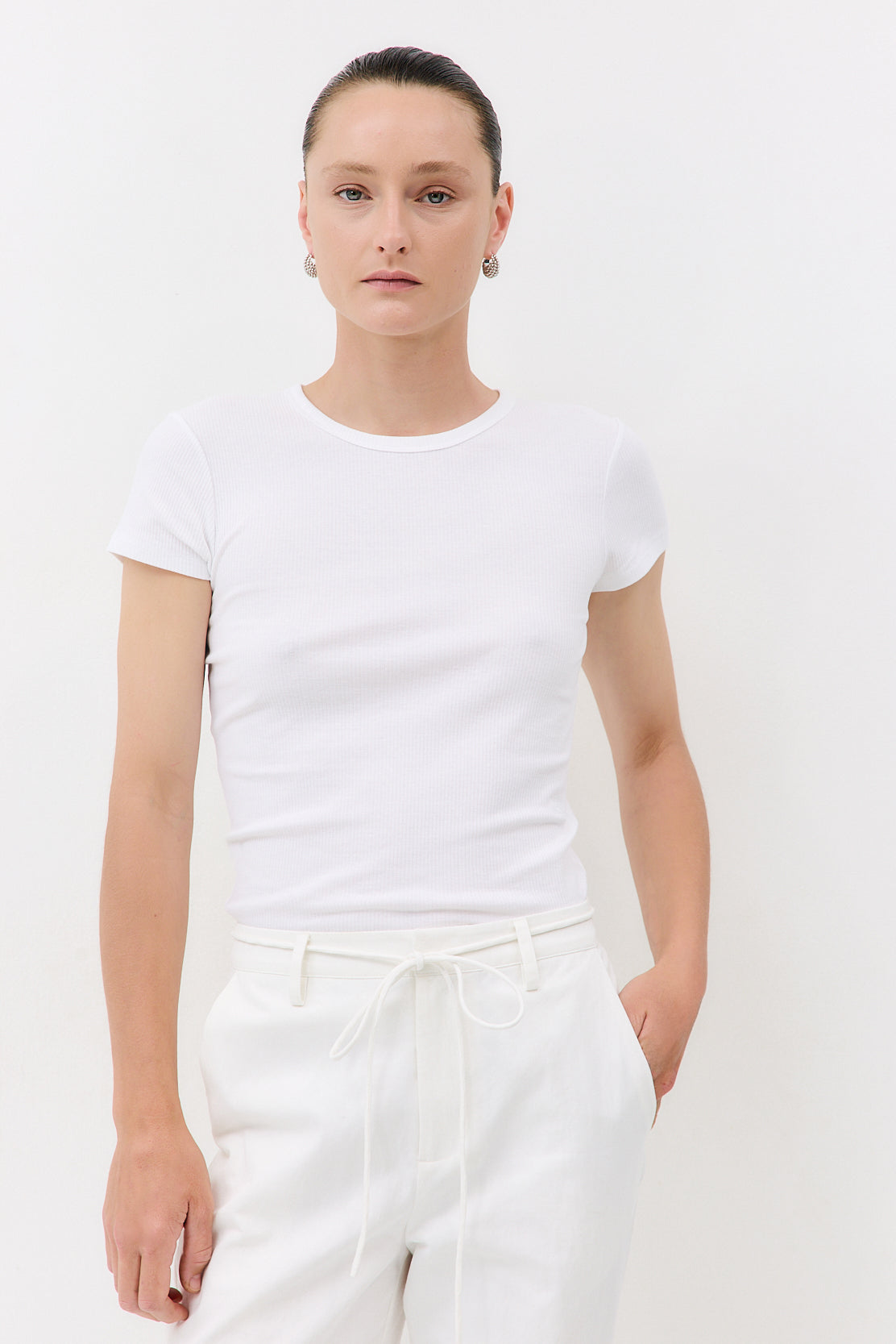 Classic Ribbed Crewneck