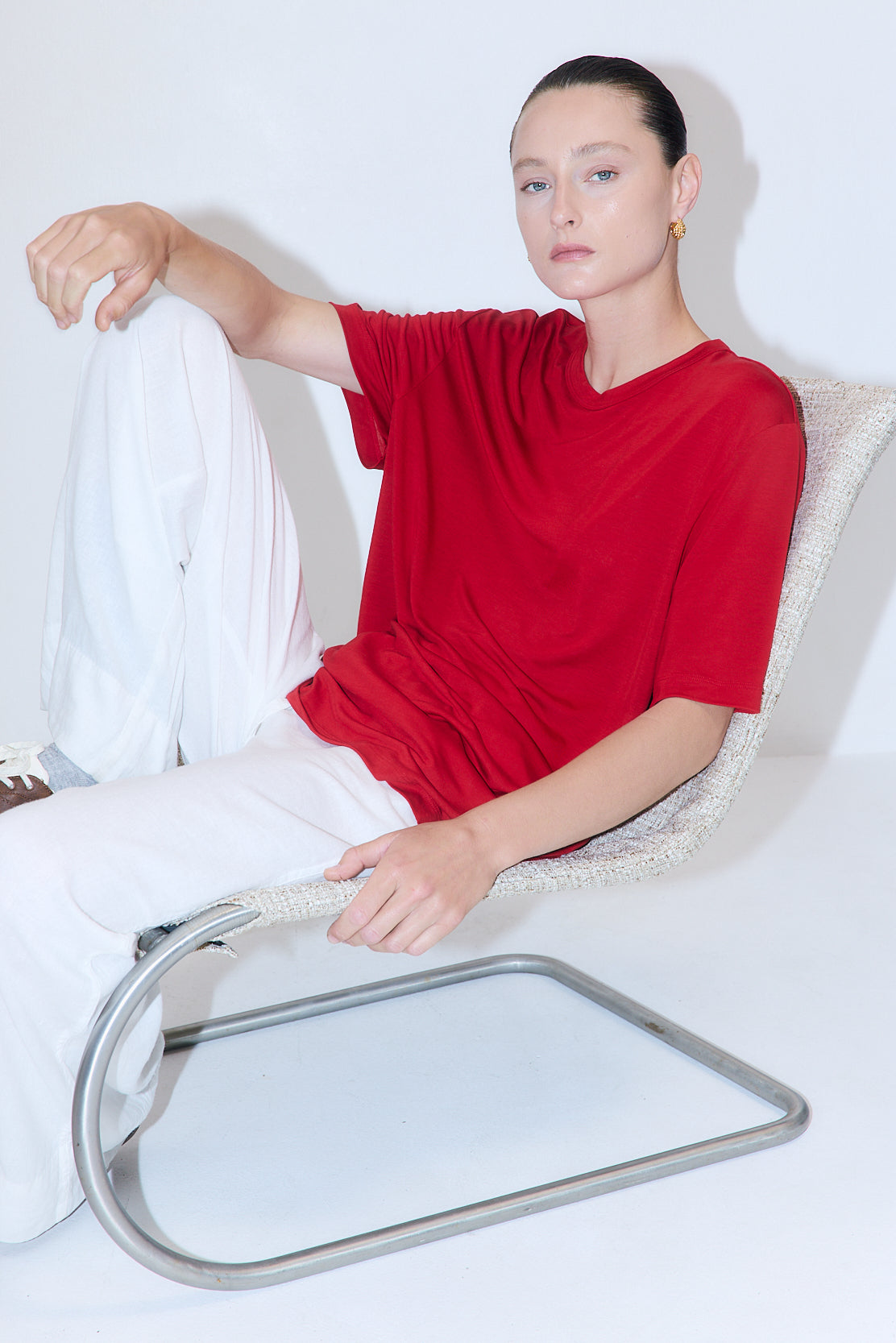 Oversized Crew Neck T Shirt