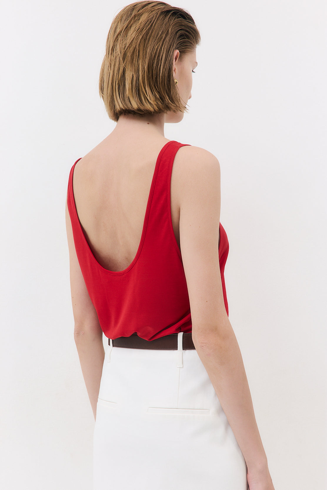 Deep Scoop Tank Top