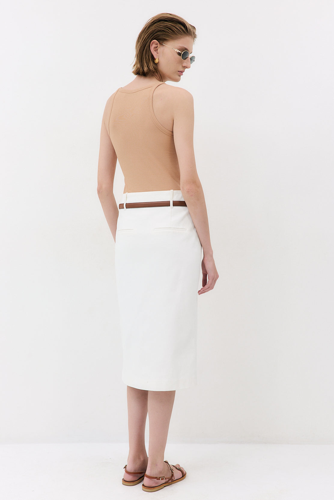 Ribbed Scoop Neck Tank