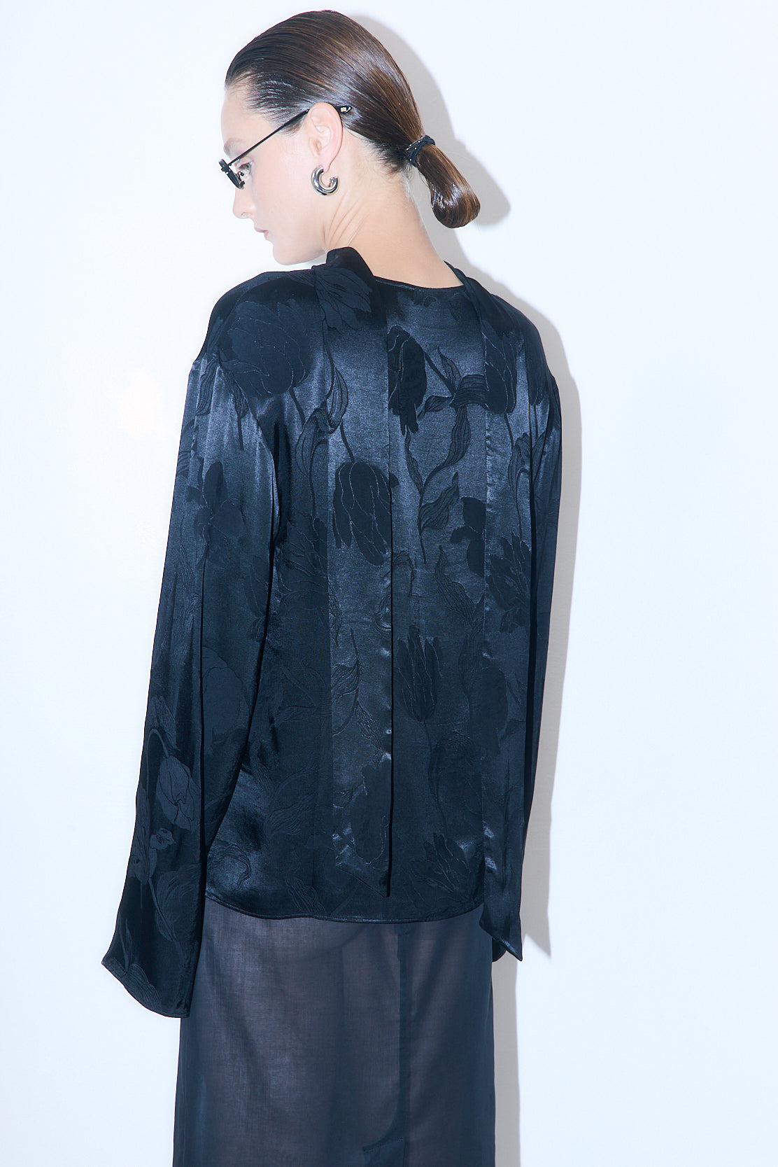 Skinny Satin Scarf