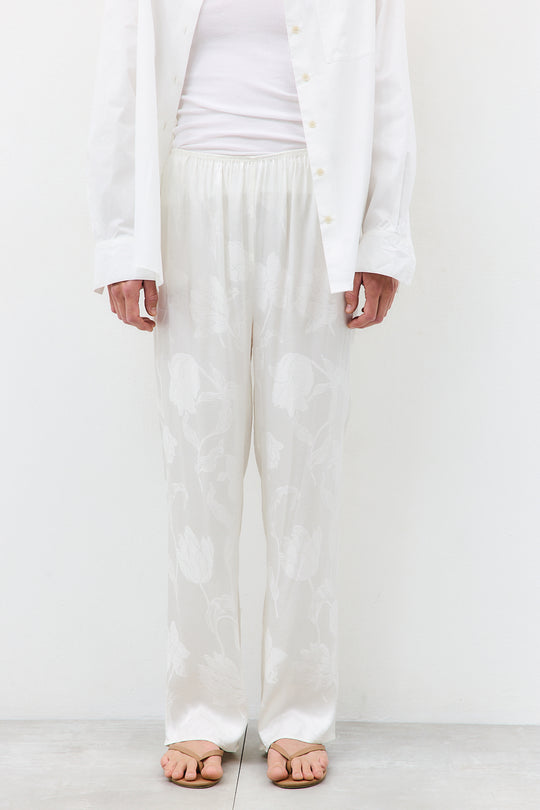 Straight Leg Satin Pants
