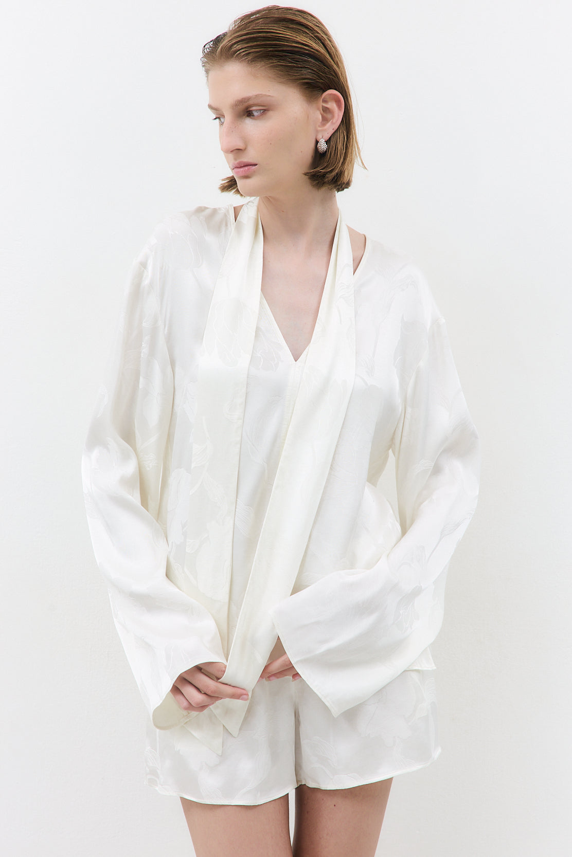 Skinny Satin Scarf