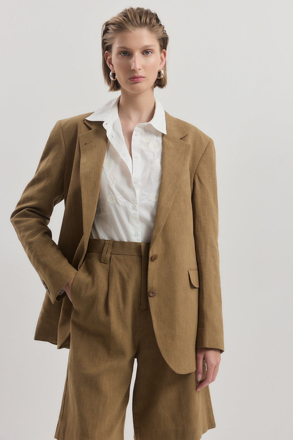 Oversized Straight Fit Blazer